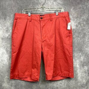 GAP Khakis Shorts Mens 36x11 Coral Red Inseam Golf Preppy Activewear Casual NWT